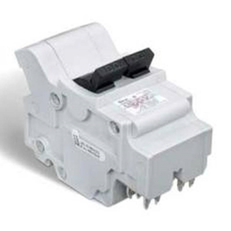 SCHNEIDER ELECTRIC Square D Stab-lok Circuit Breaker, Mini, Type NA, 60 A, 2 -Pole, 120/240 V, Plug Mounting, White NA260CP